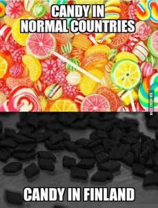 Candy in Finland
